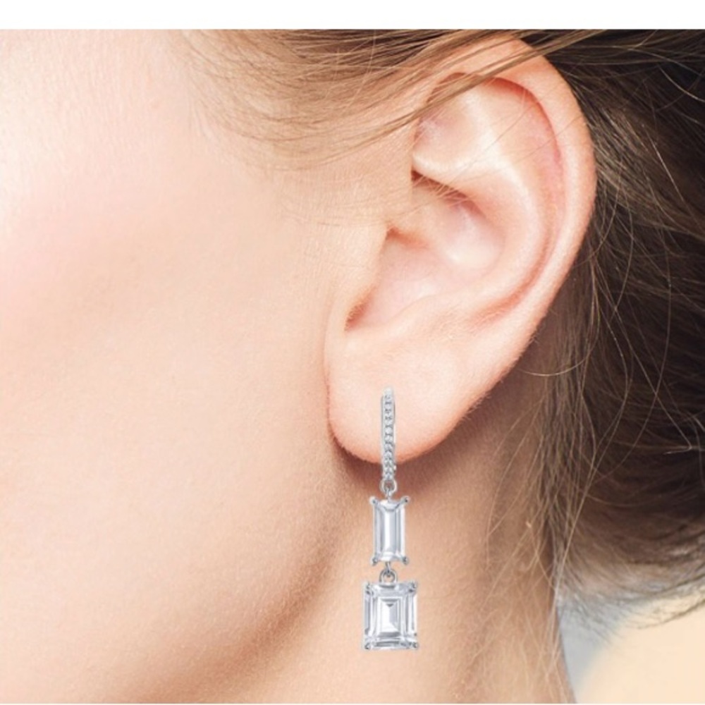 Elegant Silver Drop Earrings